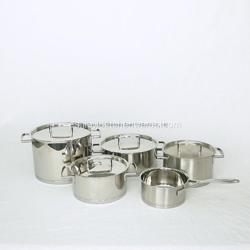 Juegos de olla de cocina de utensilios de cocina de acero inoxidable 304